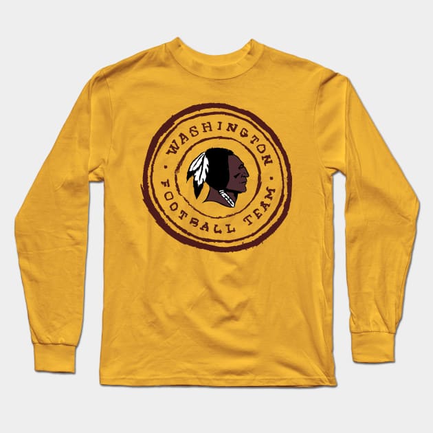 Washingtoooon Football Team 12 Long Sleeve T-Shirt by Very Simple Graph